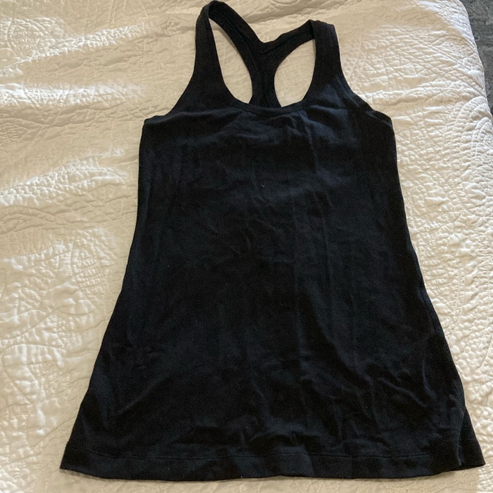 Lululemon Black Racerback Tank Size 4